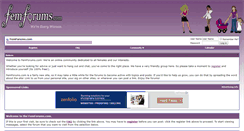 Desktop Screenshot of femforums.com